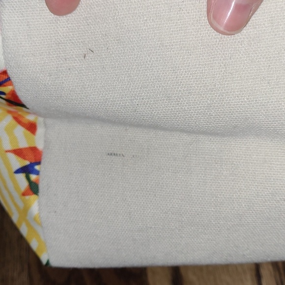 Large canvas tropical bird tote bag NWT - Picture 8 of 8